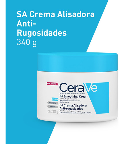 Crema Cerave Con Ácido Salicílico Alisadora Anti-rugosidades