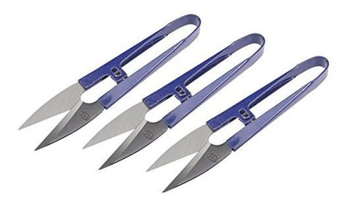 Tijeras De Costura 4.1 Pulgadas Para Hilos Y Bordados Azules