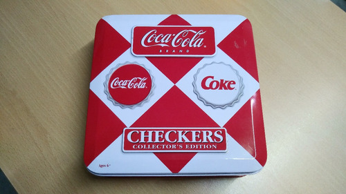 Damas Inglesas Checkers Coca Cola De Colección 