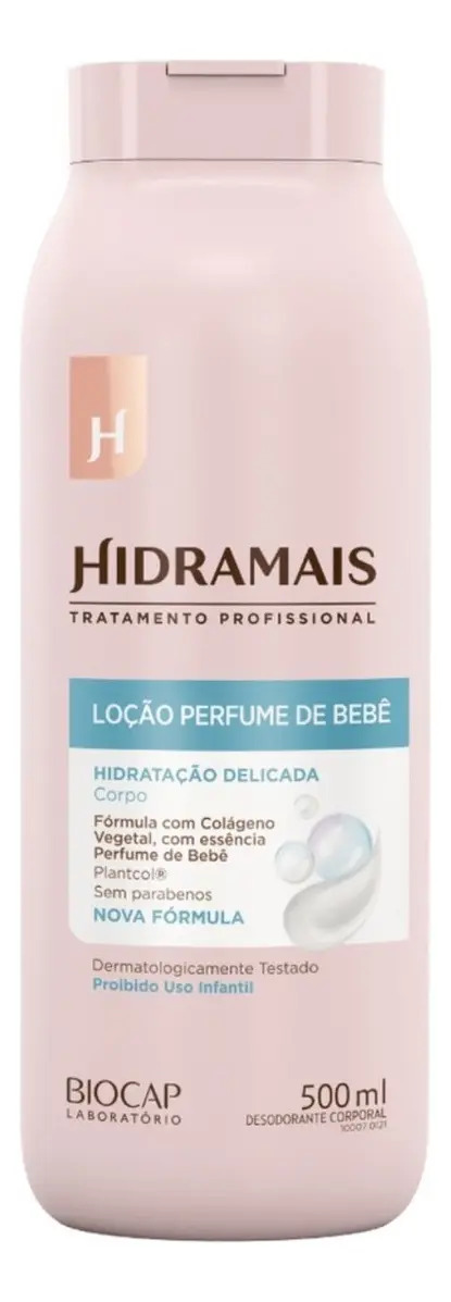 Loção Hidratante Perfume De Bebê 500ml Hidramais