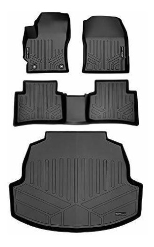 Tapetes - Smartliner Custom Fit Floor Mats 2 Rows And Cargo 