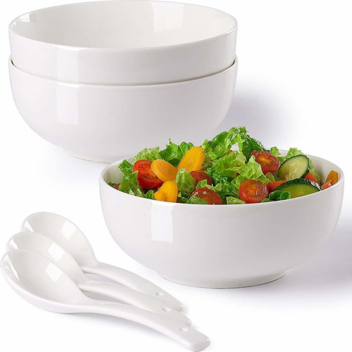 60 Onzas Large Serving Bowls For Salad, Soup, Pho, Pasta, Ra
