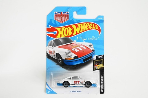 71 Porsche 911 De Hotwheels Escala 1:64