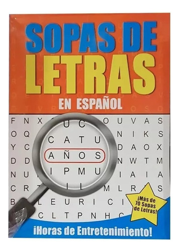 Pack De 5 Libros Sopas De Letras Surtido En Español