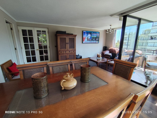 Venta Dpto Las Condes 3 Dorm+2 Baños+ 2estac+1 Bodega