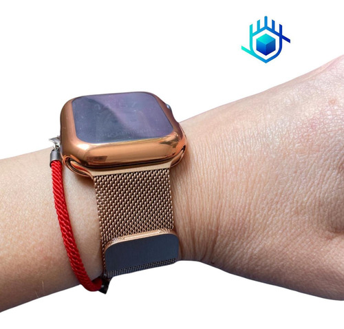 Correa Extensible Para Apple Watch Malla + Mica + Funda Case