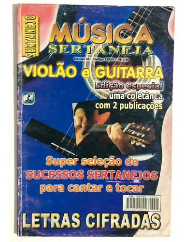 Caderno Sertanejo Letras, Cifras Viola E Violão Vol.2 - Casadei  Instrumentos Musicais