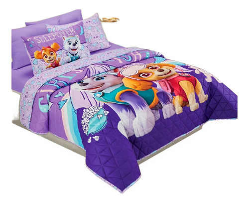 Edrecolcha Reversible Marca Providencia De Paw Patrol