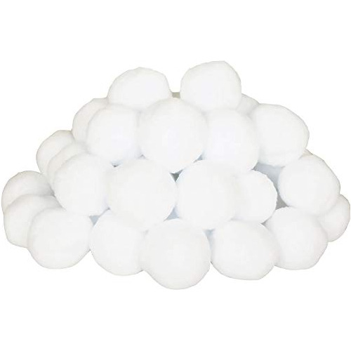 50 Pack Snow Fight Balls 3 Inch Large Size Christmas & ...