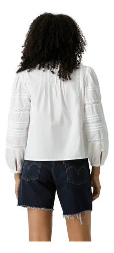 Blusa Mujer Mandy Ls Blouse Blanco Levis 001hn-0000 Blanco L