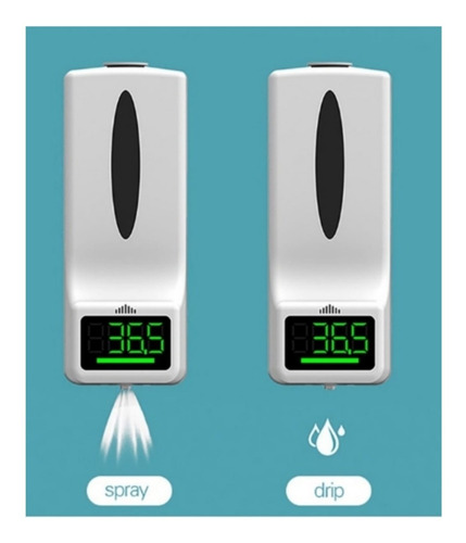 Imagen 8 de 9 de Termometro Dispensador De Alcohol Gel K9x Automático
