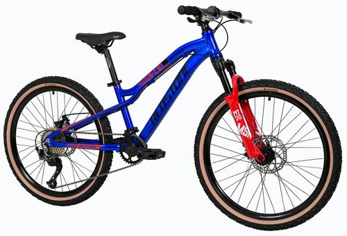 Bicicleta Infantil Aro 24 Redstone Alpha G Azul Met Vermelho