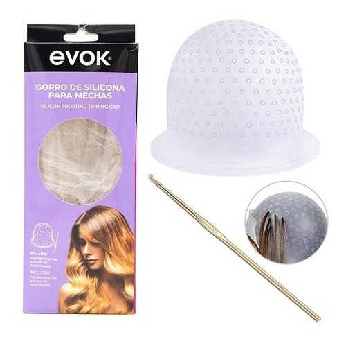 Gorros Para Mechas De Silicón Evok 