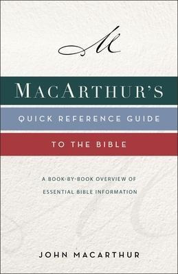 Libro Macarthur's Quick Reference Guide To The Bible : A ...
