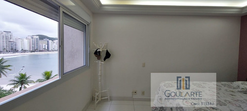 Imagem 9 de 30 de Apartamento Alto Padrão Com 2 Dormitórios Sendo 1 Suíte, Lazer No Condomínio E Vista Total Para O Mar. - 3578