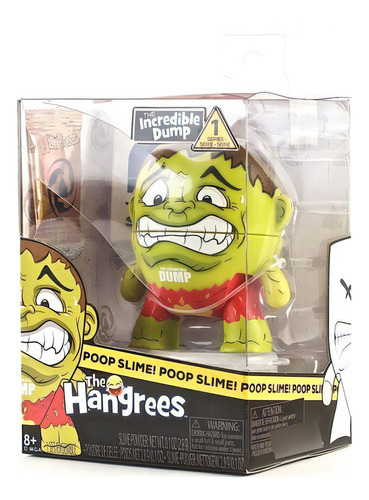 The Hangrees - The Incredible Dump - Poop Slime - Serie 1 Color Verde