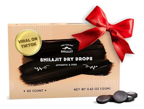 Gotas Secas Puras De Shilajit Do Himalaia, Shilajit Natural