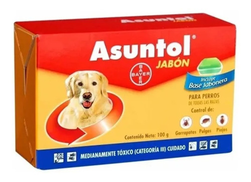 Jabón Antipulgas Insecticida Para Perros Asuntol De Bayer 