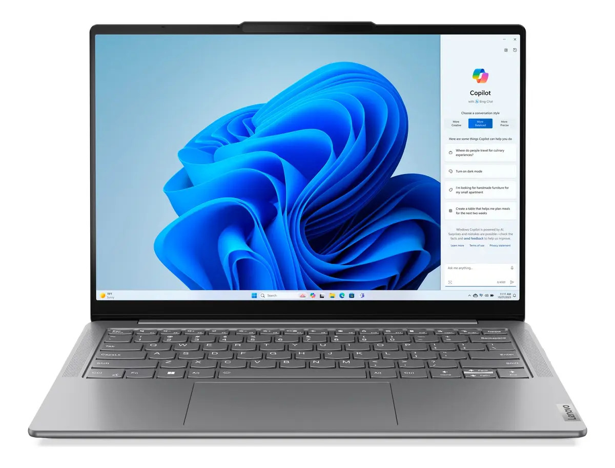 Foto do produto: Notebook Lenovo Yoga Slim 7 14imh9 14 Intel Core Ultra 7 155h 16gb 512gb Ssd Windows 11 - 83gm0005br Luna Grey