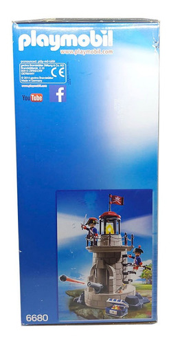 Imagem 3 de 6 de Playmobil Pirates 6680 Soldados Na Torre Do Farol Iluminado