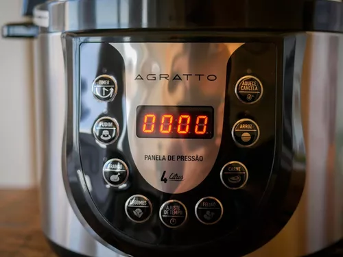 Panela de Pressão 4L Eletrônica Painel Digital com Timer – Agratto