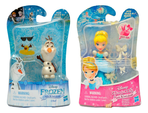9 Pack Figuras Disney Little Princess Kingdom De Colección