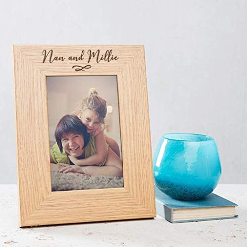 Engraved Nan Picture Frame - Personalized Nan Photo Frame -