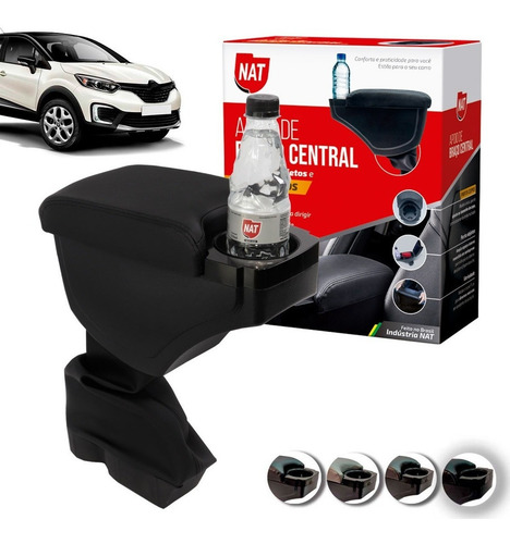 Apoio De Braço Encosto Captur 17 18 19 20 2021 C/ Porta Copo