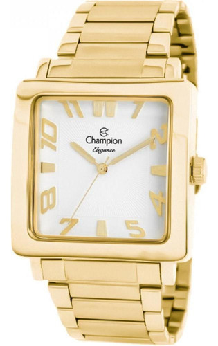 Relógio Champion Feminino Cn26886h Cor da correia Dourado Cor do bisel Dourado Cor do fundo Branco