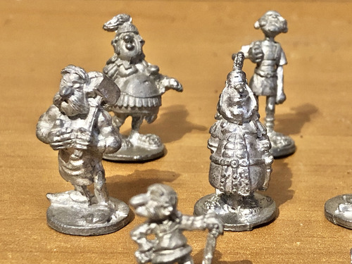 Coleção Miniaturas Chumbo Asterix E Obelix Antigo Raro (Usado)