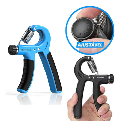 Hand Grip Com Mola Ajustável 5 A 60kg Fitness Fort