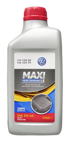 Óleo De Motor 5w40 Maxi Performance Sintético Volkswagen 1l