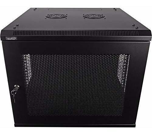 Navepoint 9u Deluxe It Gabinete De Montaje En Pared Rack De 