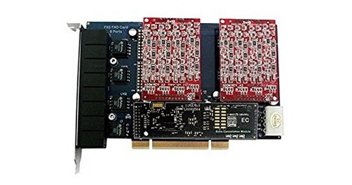 Tarjeta Asterisk Tdm800p Con 8 Puertos Al Mejor Precio.