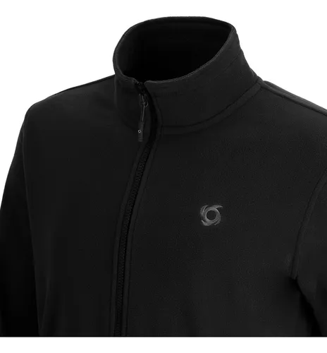 Chaqueta Polar Fleece Belenus Hombre Negro Doite