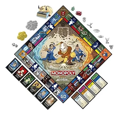 Monopoly: Avatar: Nickelodeon The Last Airbender Edition En