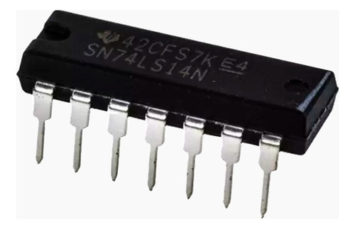 Tecneu 10pzas Sn74ls14n Compuerta Lógica Not 74ls14 Schmitt-trigger