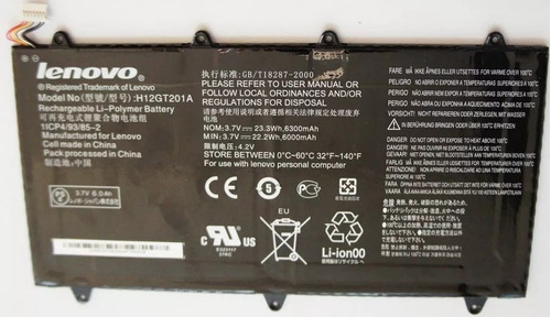 Bateria Para Tablet Lenovo A2109 Original 