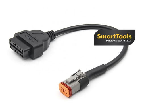 Imagen 3 de 7 de Adaptador Scanner Harley Davidson 4 Pines A Obd2 Moto