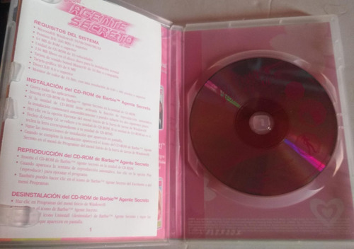 Juego Fisico Pc - Barbie - Agente Secreto (Usado)