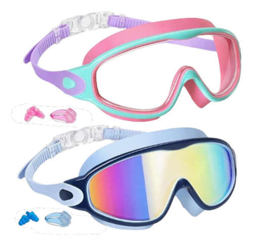 2 Piezas Gafas De Natación Gafas De Piscina Gafas De