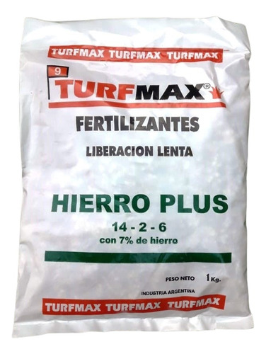 Fertilizante Turfmax Hierro Plus 5k Ideal Grama Bahiana