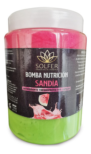 Bomba De Nutricion Cremosa Sandia Detox Antioxidante Solfer