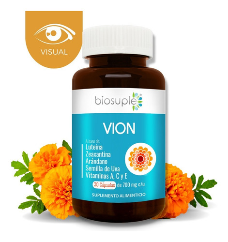 Luteíana Con Zeaxantina Biosuple Visión 30 Capsulas 700mg Cu
