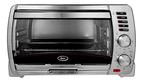 Forno de bancada elétrico Oster Convection Chrome TSSTTVSKBT 25L aço inoxidável 220V