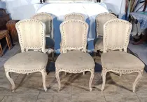 Comprar Antiguas Sillas Estilo Luis Xv Francés $100.000 C\u002Fu