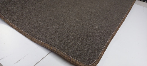 Carpeta Alfombra Boucle Beige Con Orillado 1,5x2mt