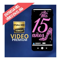 Comprar Invitación Animada Digital Tiziben Con Foto Opcional Mis 15 Años
