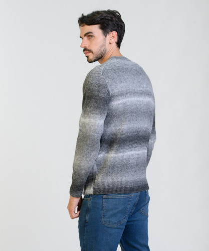 Sweater Degrade Hombre Brooksfield Cuello Redondo Lana 4064b