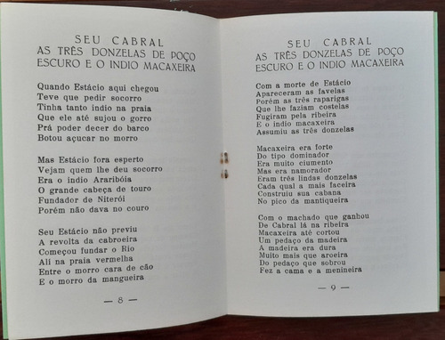 Seu Cabral, As Três Donzelas De Poço Escuro Índio Macaxeira (Usado)